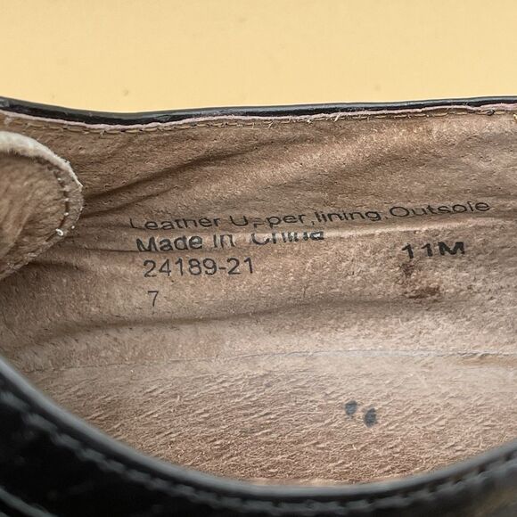 Stacy Adams Atticus Two Tone Wingtip Dress Shoes Men’s 11M Black/White Dandy - Picture 10 of 16